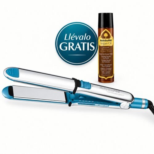 PLANCHA BABYLISSPRO NANO TITANIUM OPTIMA 3300 AZUL 1 1/2"