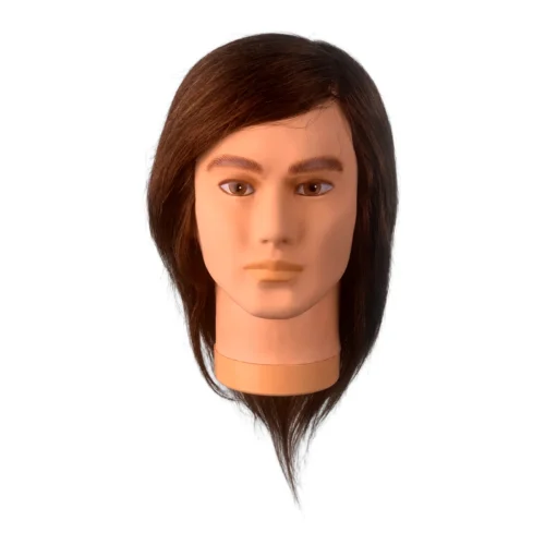 CABEZA MANIQUI CABELLO NATURAL MASCULINO SIN BARBA
